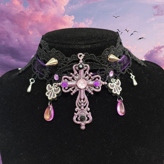 Lavender Nocturne Choker