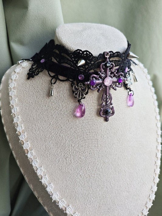 Lavender Nocturne Choker