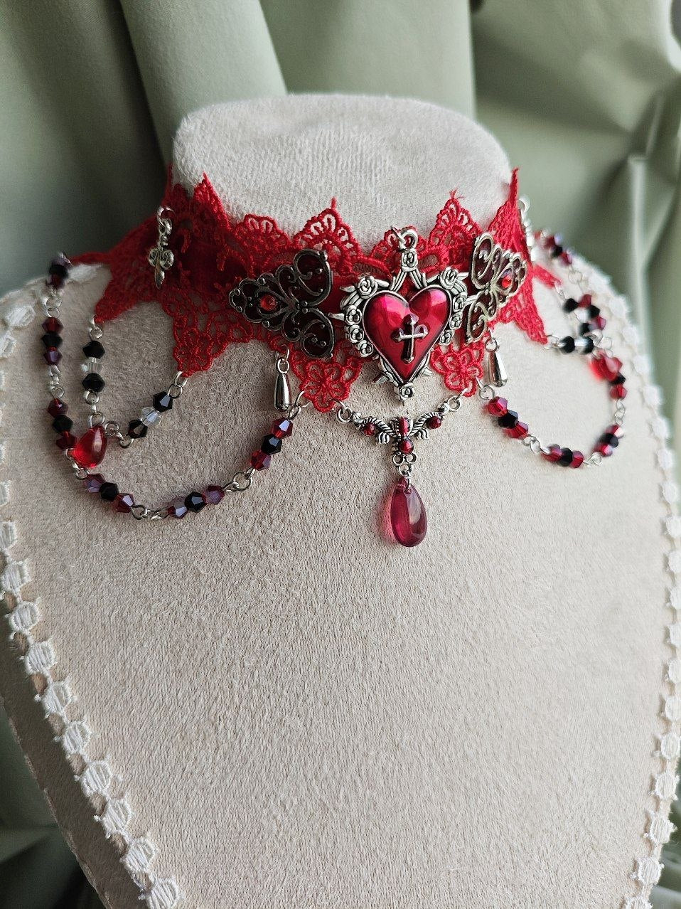 Rosary of Thorns Choker